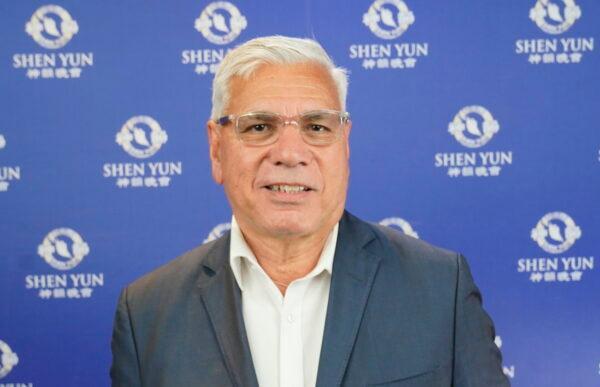 Warren Mundine AO, businessman and director of the Centre for Independent Studies Indigenous Program, attended Shen Yun Performing Arts in Sydney on May 5, 2023. (NTD)