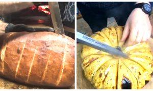 Man Cuts Open Bread Dough and Pumpkin-- What’s Inside Will Make You Hungry