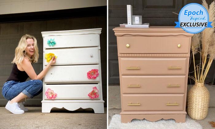 Photos: Stay-at-Home Mom Upcycles Old Furniture Into Creations Worth Hundreds of Dollars