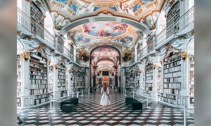 Photographer Showcases World’s Largest Abbey Library, ‘One of the Most Magical Places’