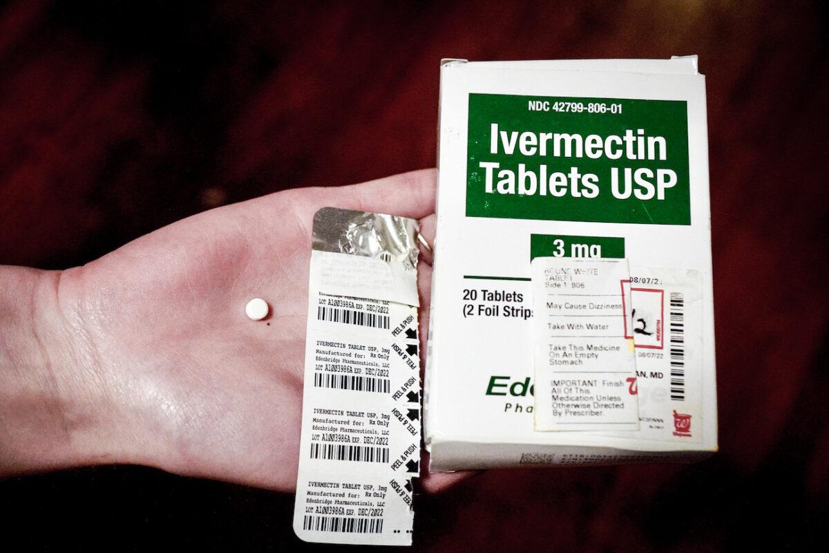  Ivermectin tablets packaged for human use. (Natasha Holt/The Epoch Times)