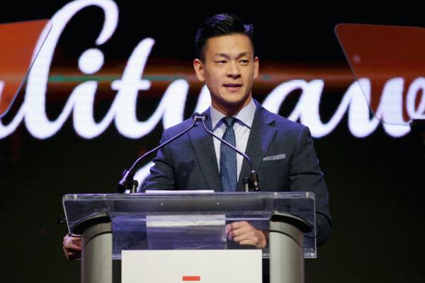  California State Assembly member Evan Low attends the Equality California 2018 Los Angeles Equality Awards at L.A. Live in Los Angeles on Sept. 29, 2018. (Phillip Faraone/Getty Images for Equality California)