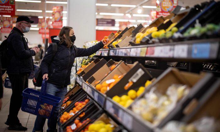 UK Consumers Dealing With Record High Inflation at the Grocery Store
