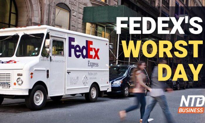 FedEx CEO Anticipates ‘Worldwide Recession'; Germany Seizes Russian Oil Refinery | NTD Business
