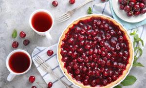 Healthy Cardamom Cherry Pie (Recipe)