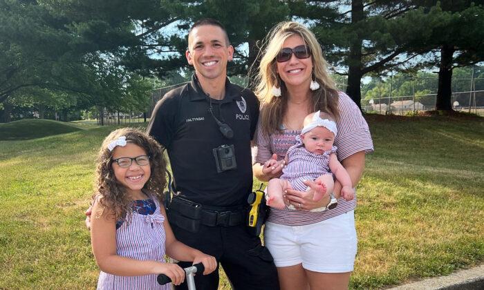 Police Officer and His Wife Adopt Abandoned Newborn Just Months After Adopting Their First Daughter