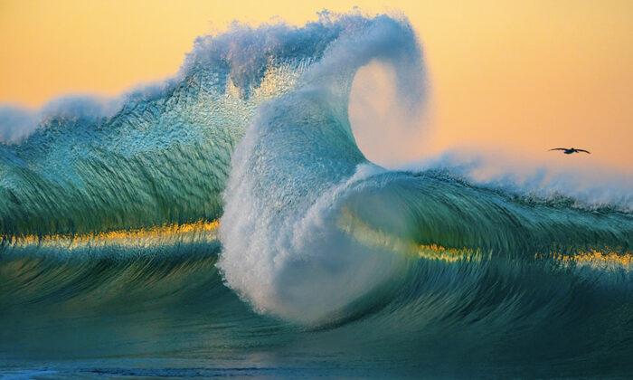 Fine Art Photographer’s Magnificent Pictures of Big Waves Exemplify the Power of the Ocean