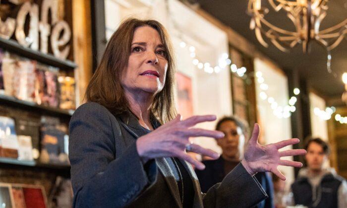 Marianne Williamson Accuses DNC of Making It 'Easier' for Biden to Win Nomination