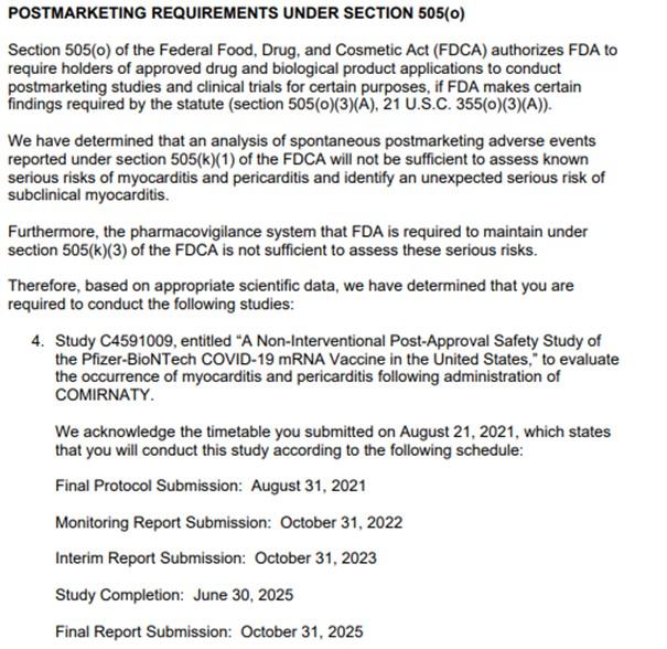  FDA BLA Approval Letter, Aug. 23, 2021. (U.S. Food and Drug Administration)