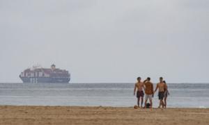 ‘Sheen’ in Ocean Water Under Investigation by Coast Guard in Huntington Beach