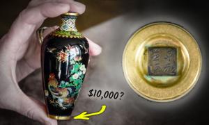 Couple Buy Tiny Vase for $3 at Thrift Shop, Have No Idea That It’s Worth Over $10,000 at Auction