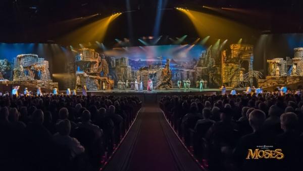  With a 300-foot wraparound stage, audience members will feel fully immersed in the story of Moses. (Courtesy of Sight & Sound Theatre)