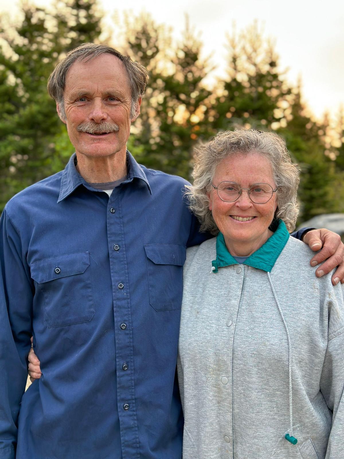 Ron Melchiore with his wife, Johanna. Their book "<a href="https://selfsufficient-backyard.com/my-book/">The Self-Sufficient Backyard for Independent Homesteaders</a>" has sold close to 200,000 copies. (Courtesy of Ron Melchiore)