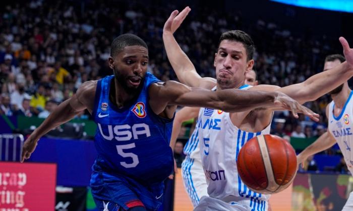 US Eases Past Greece 109–81 at Basketball World Cup to Advance to the 2nd Round