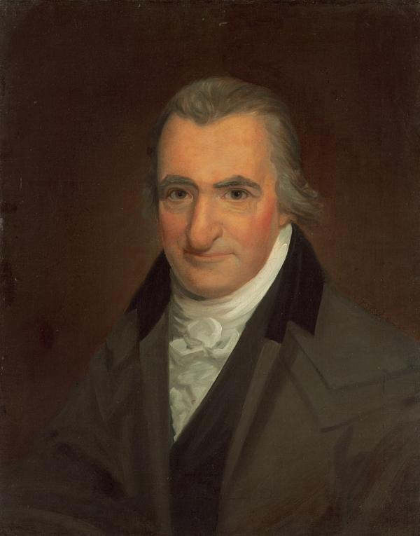  Portrait of Thomas Paine, circa 1806-07, by John Wesley Jarvis. Library of Congress. Public Domain)