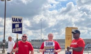 UAW Members Go on Strike at Ford Plant in Michigan
