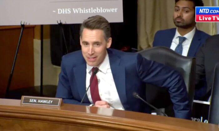 DHS Redeploying Officers to Border for ‘Menial’ Tasks, Says Sen. Hawley Citing Whistleblowers