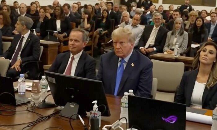Video Captures Trump Inside Courtroom for Civil Trial in New York, Moment When Judge Laughs