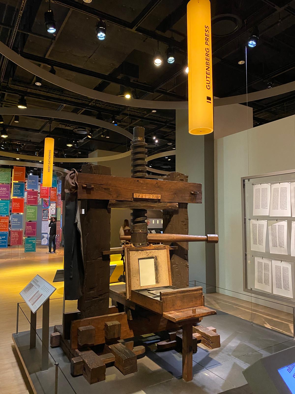The invention of the Gutenberg press ushered in an era of mass communication, driving up literacy, innovation, and access to books like the Bible, which were previously limited to scholars. (Lynn Topel)