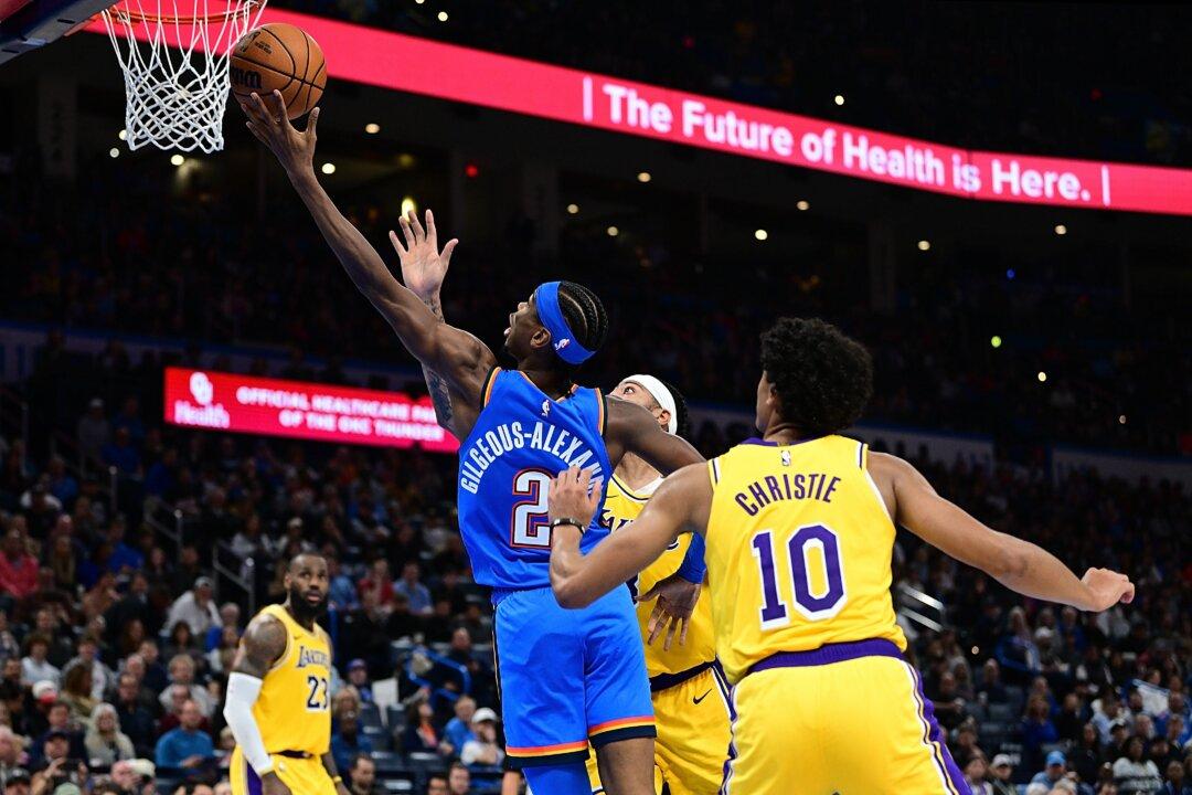 Shai Gilgeous-Alexander Scores 33 as Thunder Beat Lakers 133–110