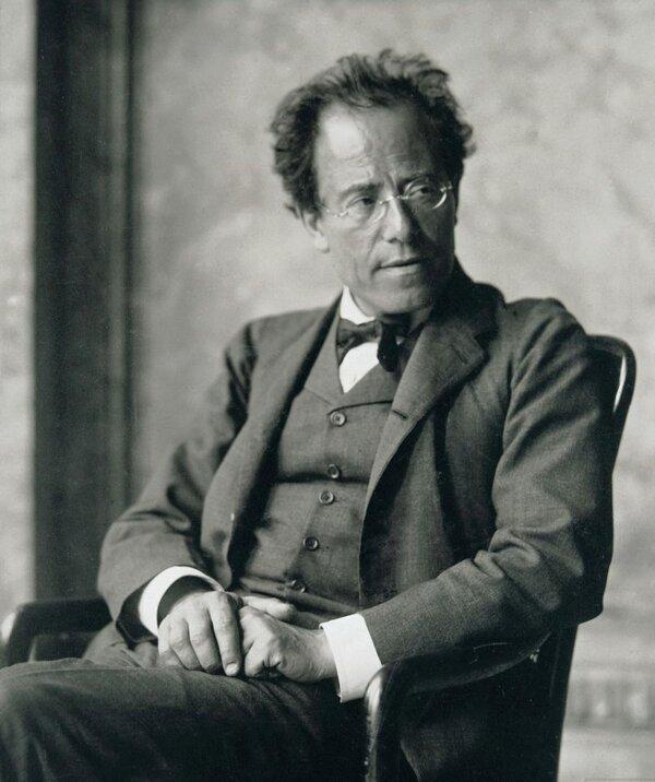 Gustav Mahler, photographed in 1907 by Moritz Nähr. (Public Domain)
