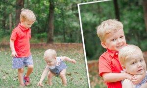 Photographer Asks 4-Year-Old Boy to Give Younger Brother Hug—And Then This Happens