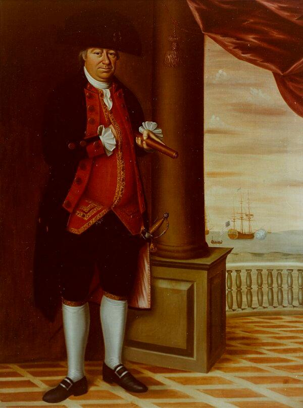 Commodore Abraham Whipple, 1786, by Edward Savage. Dept. of the Navy, Naval Historical Center. (Public Domain)