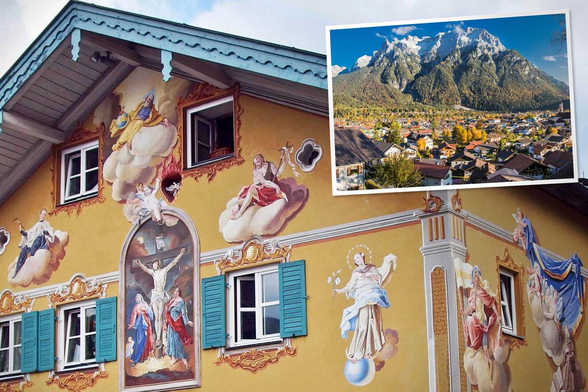 This Bavarian Town Is a Living Storybook Full of 1700s Paintings of Heavenly Angels and Saints