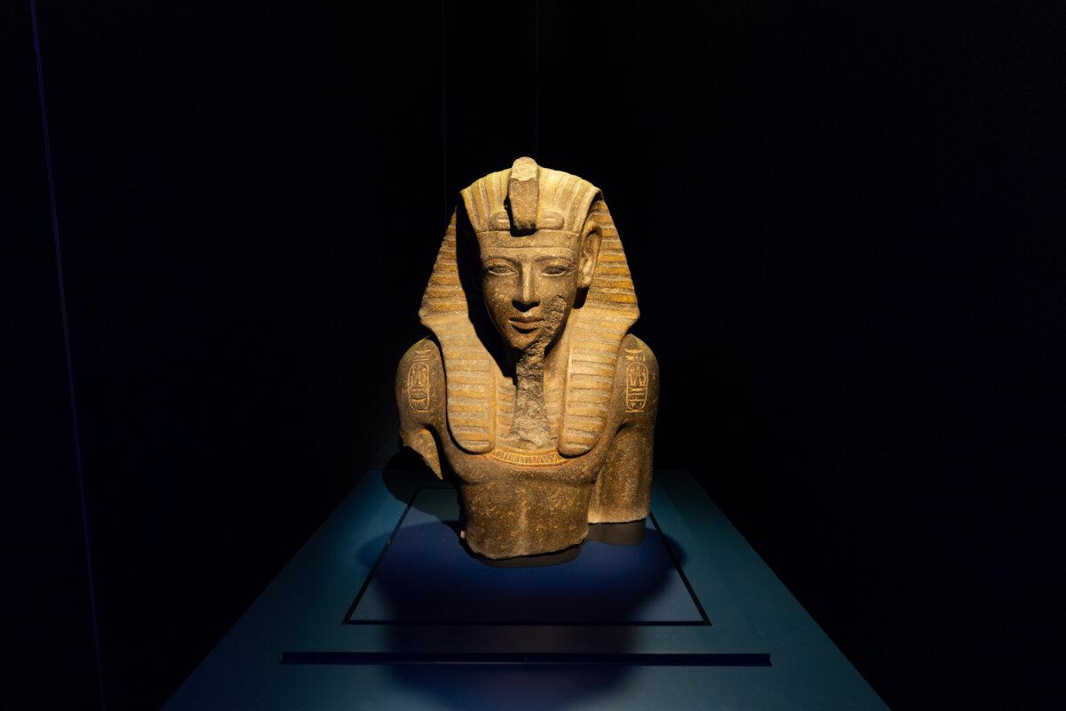 Bust of Ramses the Great. (Courtesy of World Heritage Exhibitions)