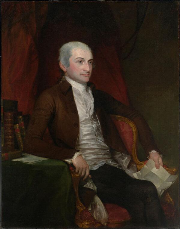 Portrait of John Jay, 1818, by Gilbert Stuart. National Portrait Gallery. (Public Domain)