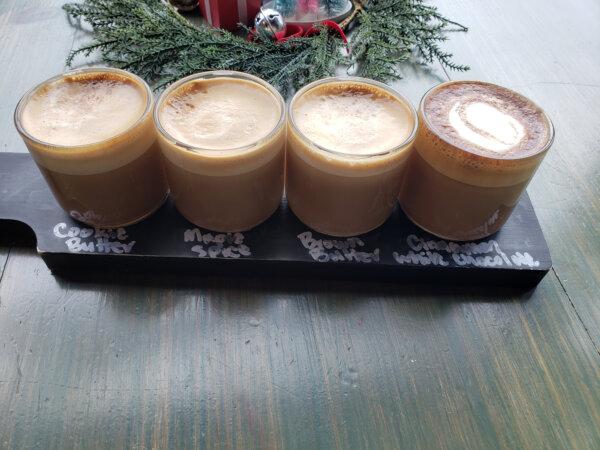 A line of holiday-flavored lattes in Abingdon, Virginia, offers a fresh take on the flight experience for Christmas. (Myscha Theriault/TNS)