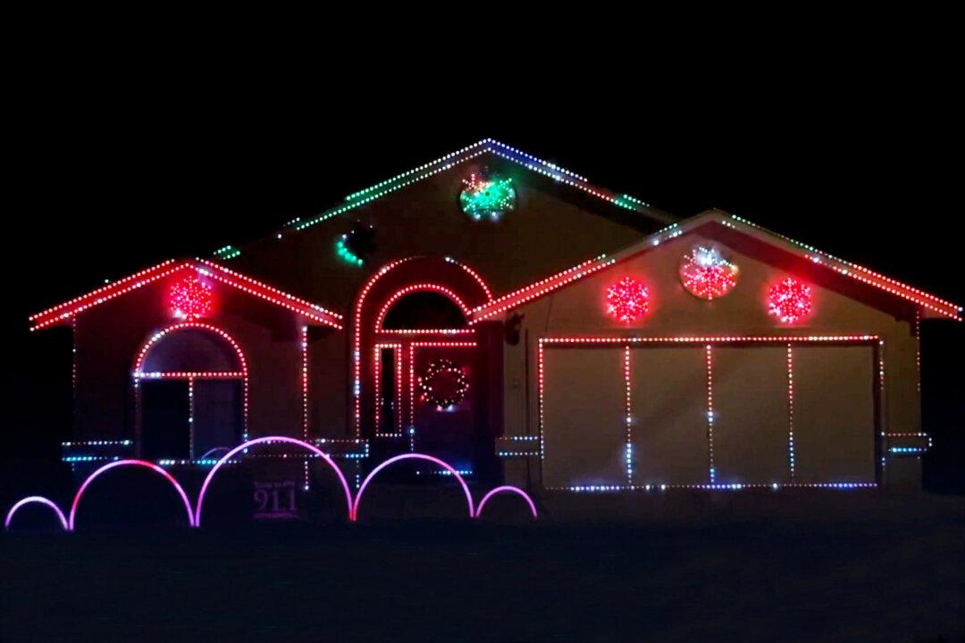 Man Who Puts Up Impressive Animated Christmas Lights Makes a Comeback With His Most Epic Show in 7 Years