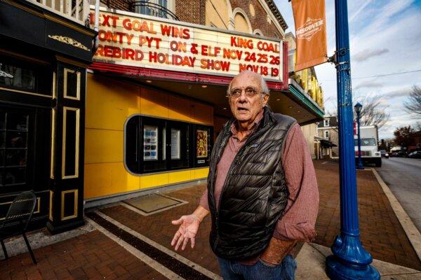 Barry Cassidy, who was once Phoenixville, Pennsylvania's main street manager, outside of the Colonial Theatre, which he helped redevelop in the early 2000s. (Steven M. Falk/The Philadelphia Inquirer/TNS)