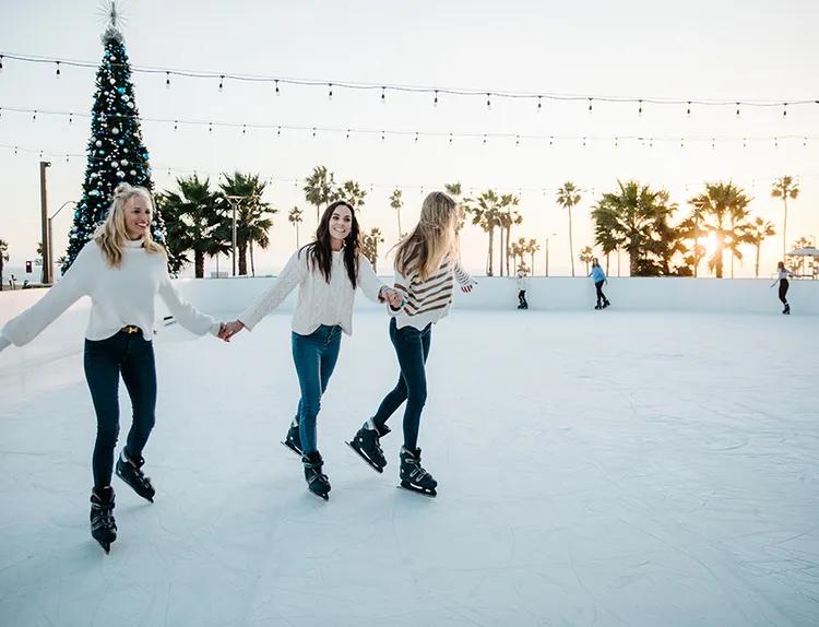 Orange County Ice Skating Rinks Bring Holiday Smiles
