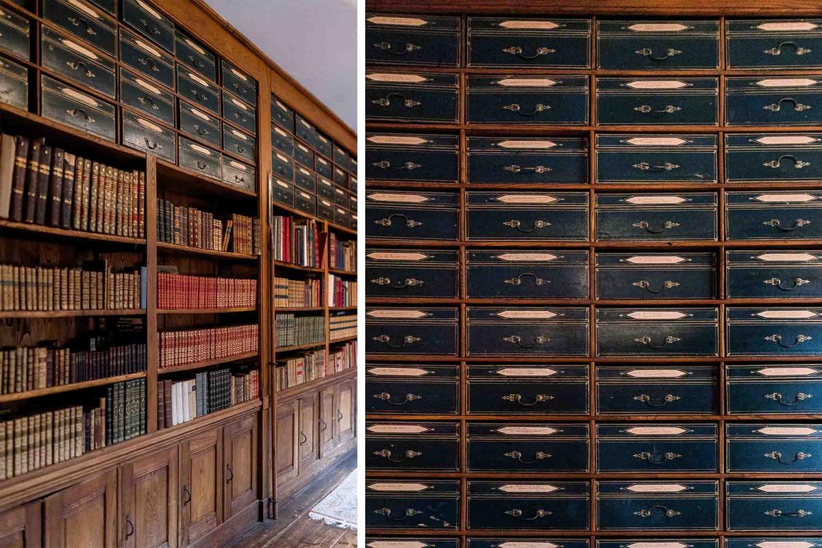 The Château de Bonneval archives contain some 30,000 documents. (Courtesy of Aude Lucas Fine Art Wedding Photography)