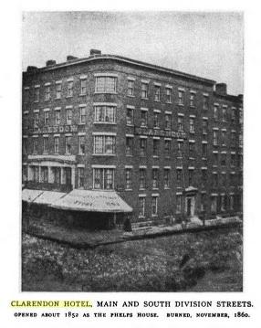 The Claredon Hotel in Buffalo, N.Y., the oldest known establishment to have served fried chicken wings. (The Buffalo History Museum)