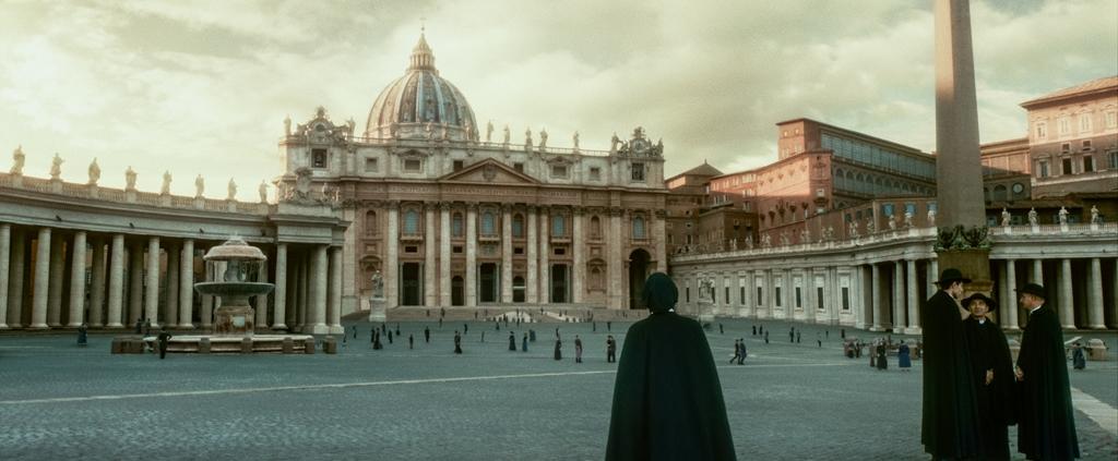 Maria Francesca Cabrini (Cristiana Dell’Anna) approaches the Vatican, in "Cabrini." (Angel Studios)
