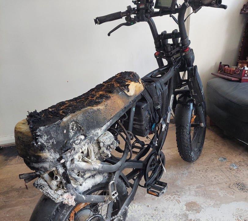 Lithium-Ion Battery Danger Warning After E-bike Explodes and Injures Man