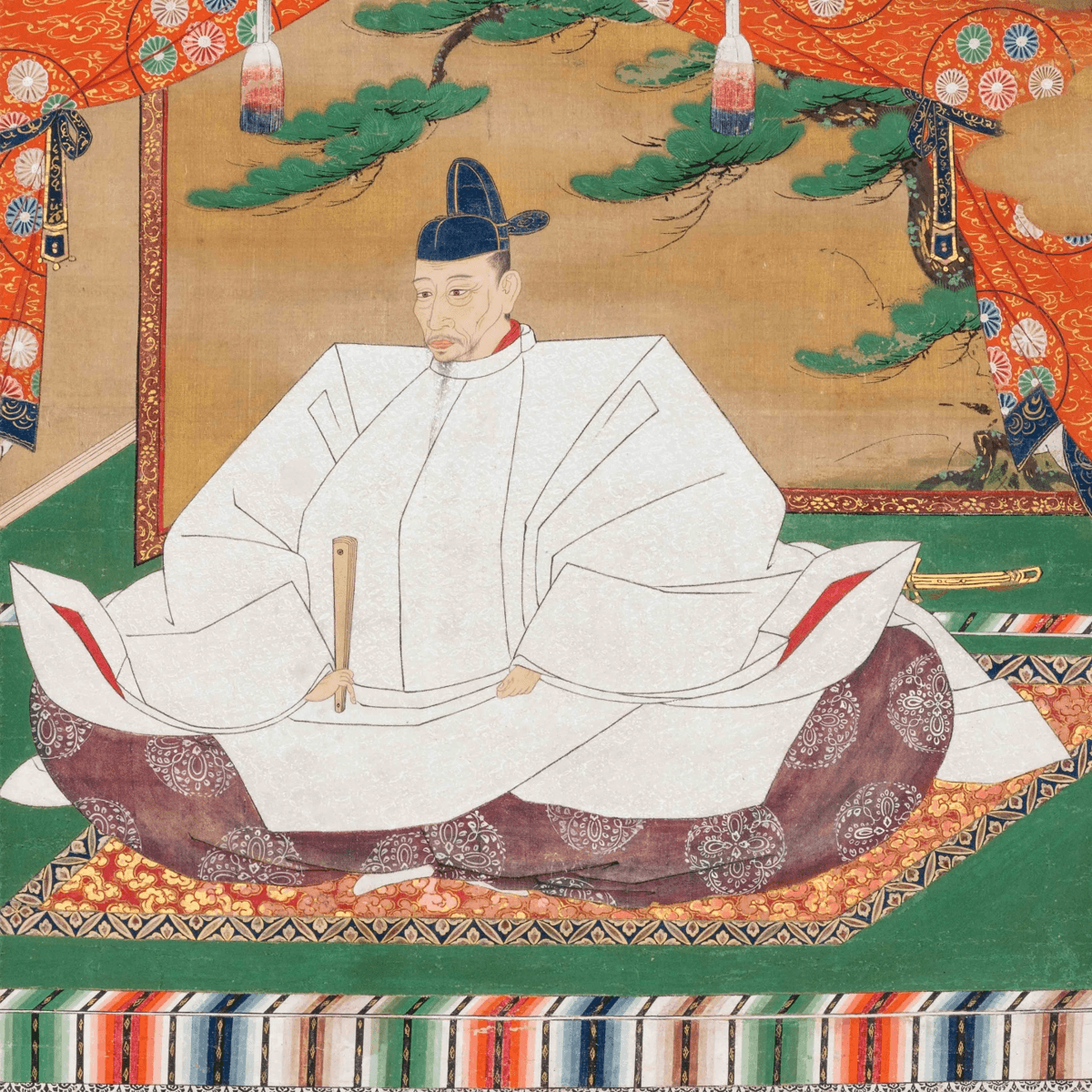 This 1598 portrait of Toyotomi Hideyoshi depicts the ruler who instituted an isolationist trade policy with the West in the late 1500s and early 1600s. (Public Domain)