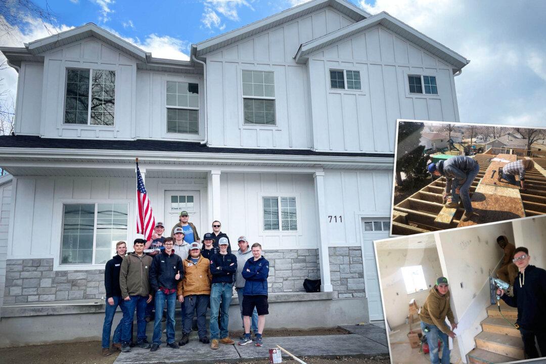 Utah High Schoolers Build New Home in 2 Years in Skills Class—to Become America’s New Tradesmen