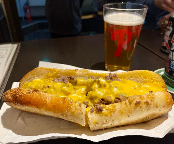 The cheesesteak at Nihonbashi Philly in February 2024. (Jenn Ladd/The Philadelphia Inquirer/TNS)