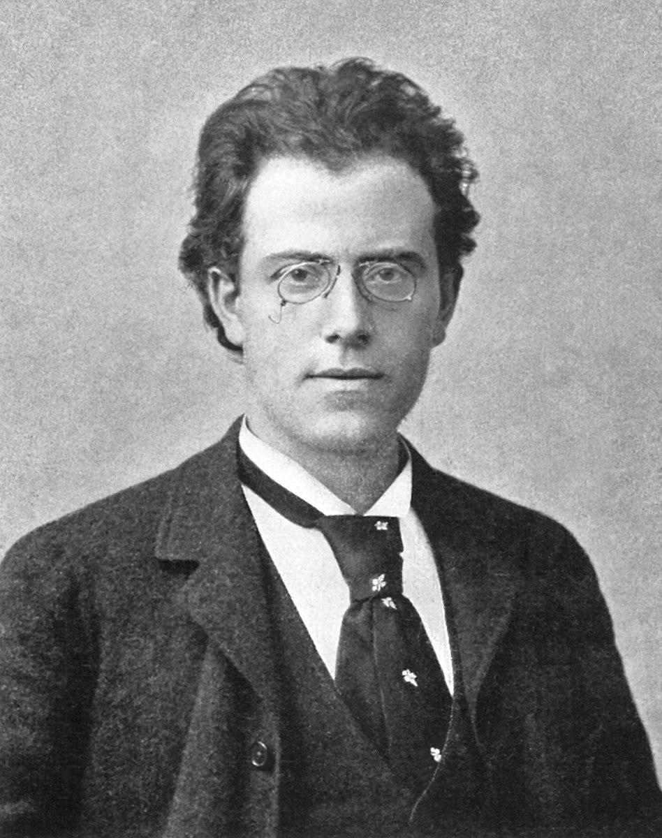 An 1892 photograph of composer Gustav Mahler. (Public Domain)