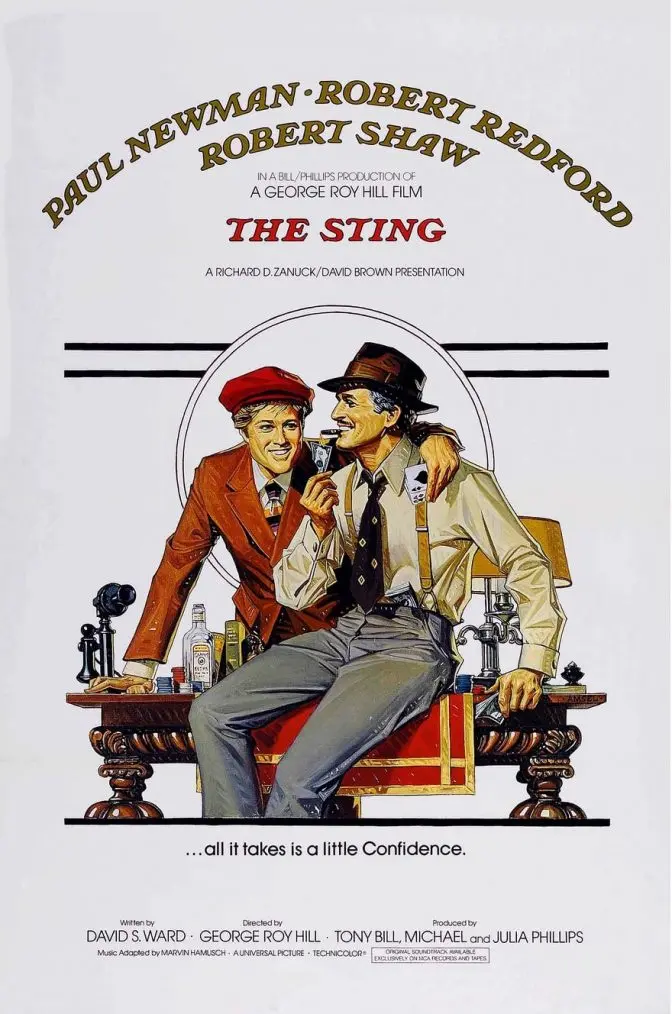 A poster of the movie “The Sting” (1973). (Public Domain)