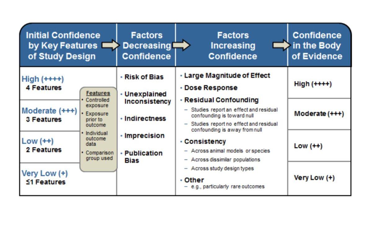 Figure 1. Assessing Confidence in the Body of Evidence