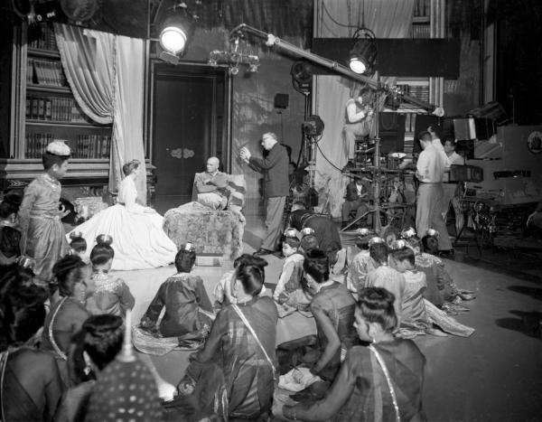 On the set of the "King and I." (20th Century Fox)