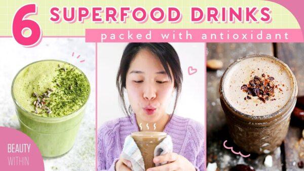 6 Simple Drinks for Clear, Glowing Skin and Healthy Immune System: Cacao, Rooibos, Matcha, and More