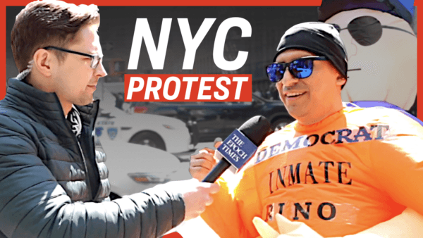 ‘Kangaroo Court’: Speaking With Anti-Indictment Protesters at NYC Rally | Facts Matter