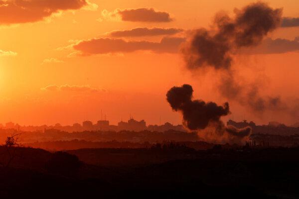 Live View From Southern Israel Towards Gaza (Oct. 20)